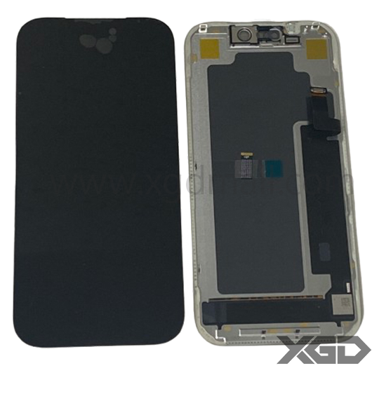 [X9651互換パネル｜液晶] iPhone 17Pro フロントパネル 黒｜互換品（HardOLED）