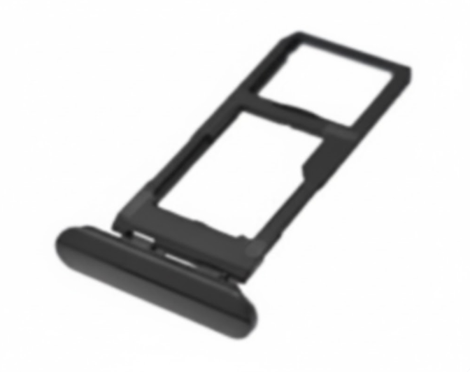 （取り寄せ品）Xperia 5 II SIM+Micro SD カードトレイ キャップ付き 黒