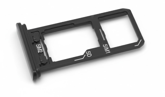 （取り寄せ品）Xperia 5 Ⅲ SIM＆SD カードトレイ キャップ付き 黒