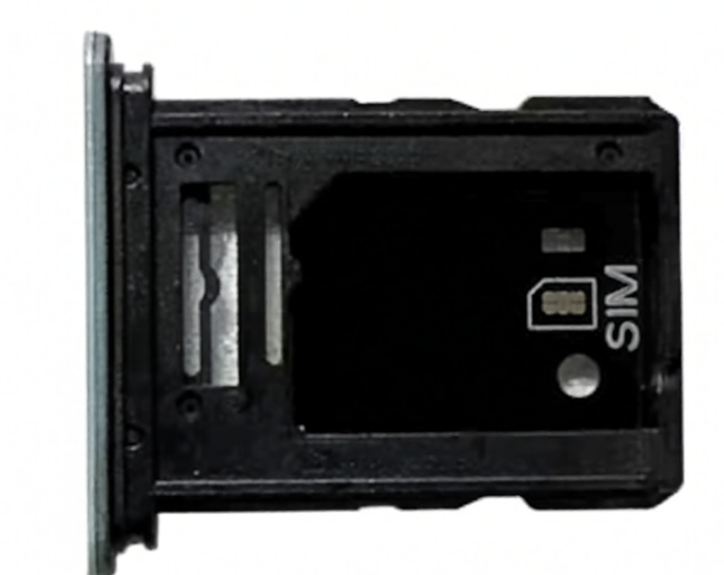 [X9672SIM] （取り寄せ品）Xperia Ace II (SO-41B)SIM カードトレイ 黒
