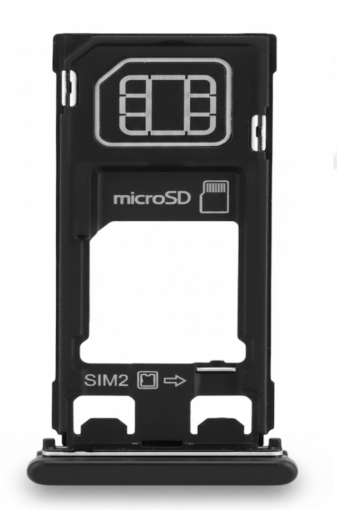 （取り寄せ品）Xperia X キャップ＆SIMトレイ 黒