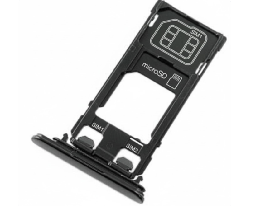 （取り寄せ品）Xperia XZ (F8331 SO-01J SOV34 601SO) キャップ＆SIMトレイ 黒