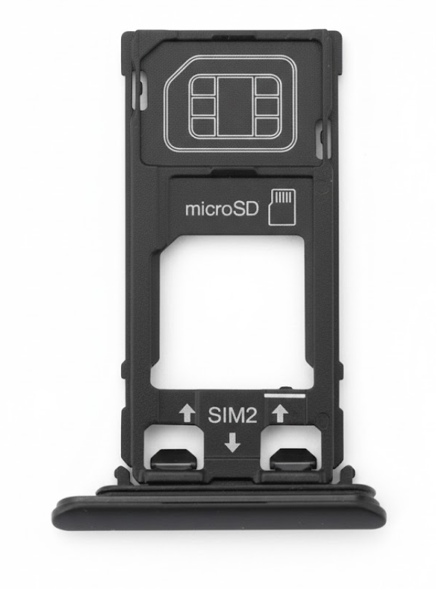 （取り寄せ品）Xperia XZs (SO-03J SOV35) キャップ＆SIMトレイ 黒