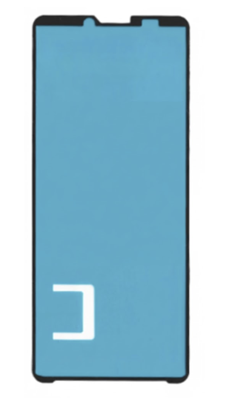 （取り寄せ品）Xperia 10 VI フロントパネル用 接着ステッカー 両面テープ（5個セット）