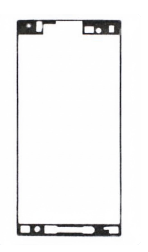 （取り寄せ品）Xperia X Compact (SO-02J F5321) フロントパネル用 両面テープ（5個セット）