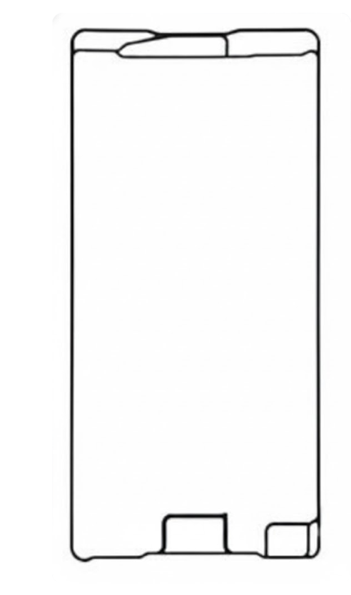 （取り寄せ品）Xperia X Performance (SO-04H SOV33 F8131) フロントパネル用 両面テープ（5個セット）