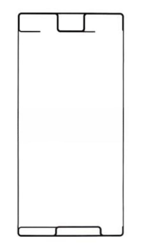 （取り寄せ品）Xperia XZ Premium (SO-04J) フロントパネル用 両面テープ（5個セット）