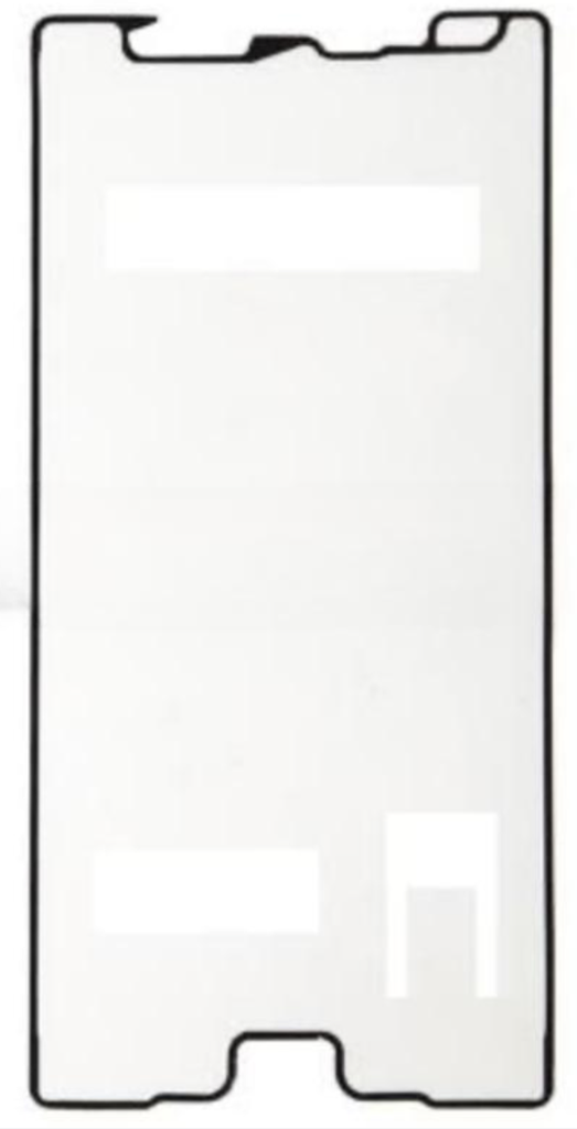 （取り寄せ品）Xperia Z5 Premium (SO-03H) フロントパネル用 両面テープ（5個セット）