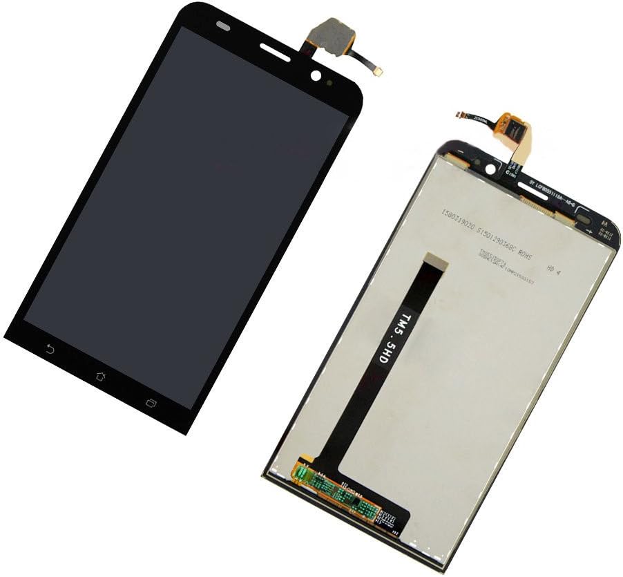 [X3313液晶｜LCD] ASUS ZenFone2 フロントパネル （ZE551ML） 黒｜再生品
