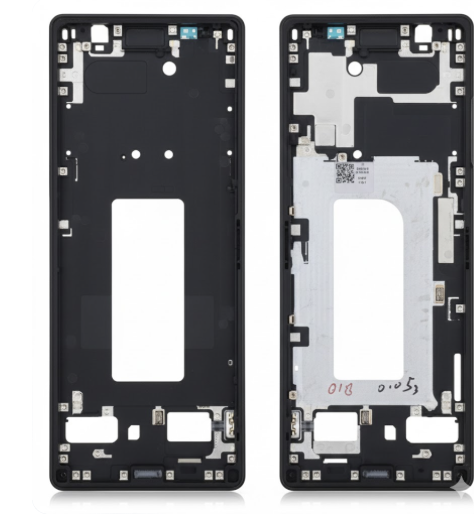 [X9984ﾐﾄﾞﾙﾌﾚｰﾑ] （取り寄せ品）Xperia 5 (J8210 J8270 J9210 SO-01M SOV41 901SO) ミドルフレーム 黒