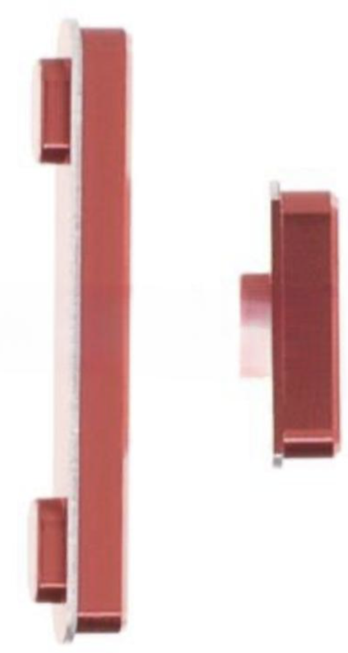 （取り寄せ品）Xperia XZ Premium (SO-04J) サイドキー 2点セット 赤