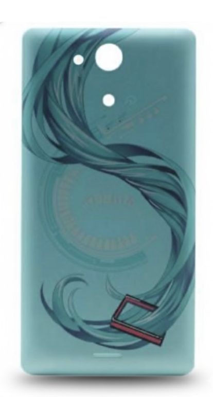 （取り寄せ品）Xperia feat. HATSUNE MIKU (SO-04E) バックパネル ミント