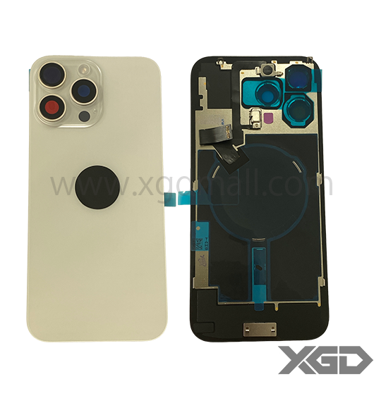 iPhone 16Pro Max バックガラス 互換品（レンズ＆MagSafe付き）白