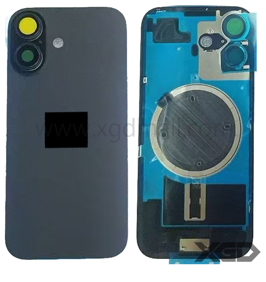 iPhone 17  バックガラス 互換品（レンズ＆MagSafe付き）黒