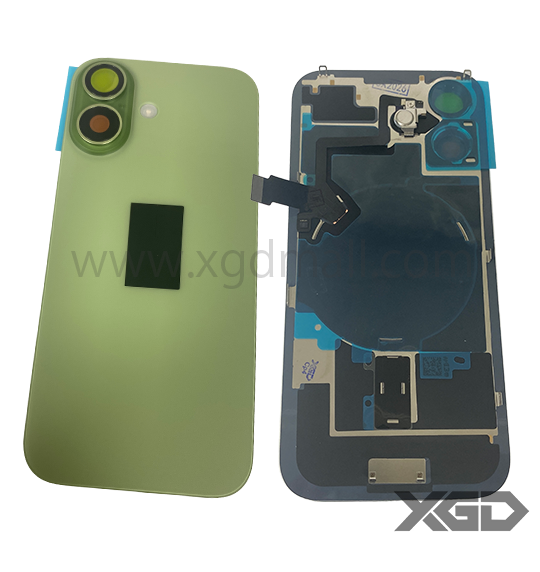 iPhone 17  バックガラス 互換品（レンズ＆MagSafe付き）セージ