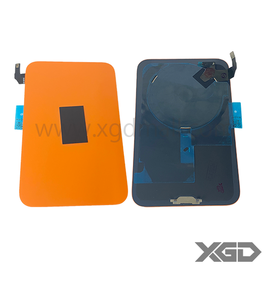 iPhone 17Pro Max バックガラス 互換品（MagSafe付き）オレンジ