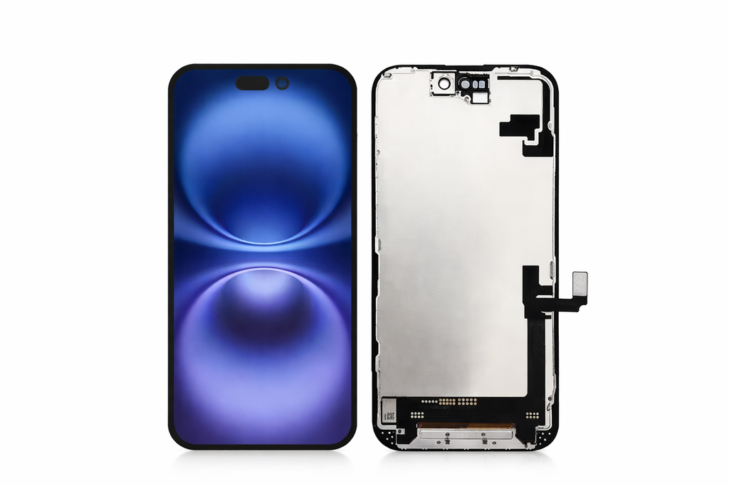 iPhone 16Pro Max フロントパネル 黒｜互換品 LCD FHD ZY製