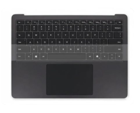 （取り寄せ品）Surface Laptop 7 13.8” キーボード+トップケース＋トラックパッド 黒