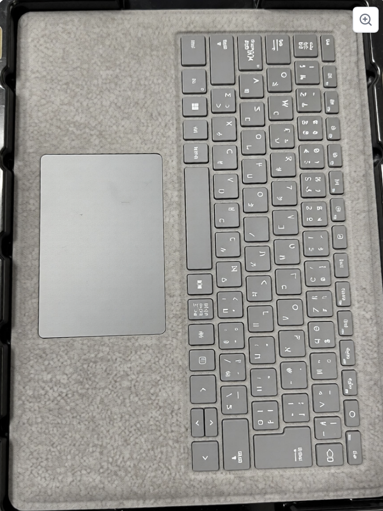 （取り寄せ品）Surface Laptop 5 13.5” キーボード+トップケース＋トラックパッド Silver
