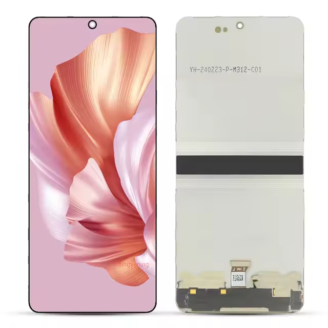 （取り寄せ品）ZTE Nubia Flip 5G フロントパネル 黒｜純正組立品