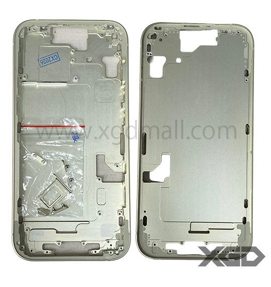 iPhone 15 ミドルフレーム イエロー｜互換品