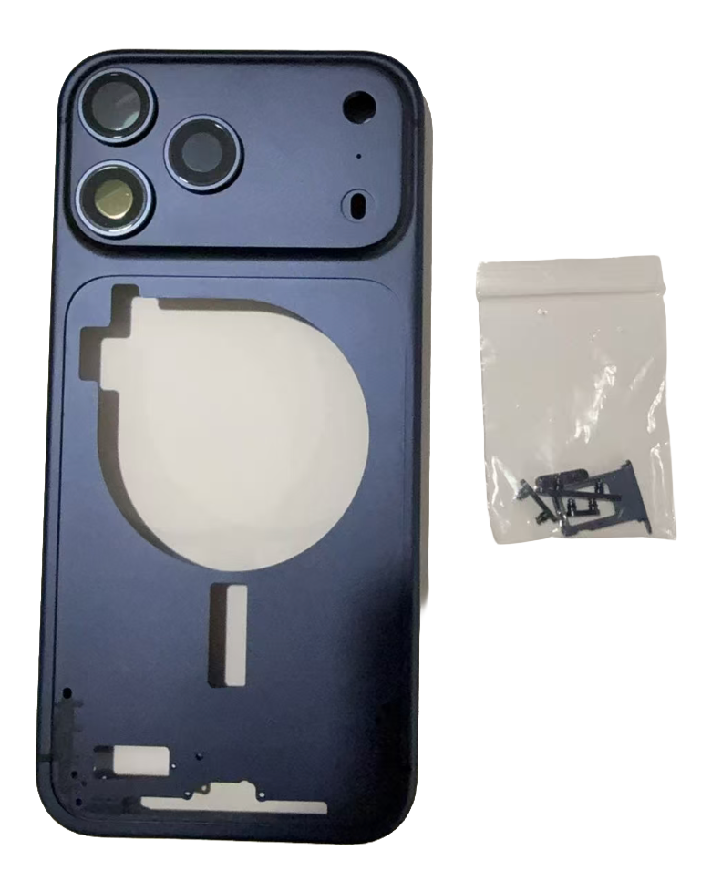 iPhone 17ProMax ミドルフレーム ブルー｜eSIM対応モデル