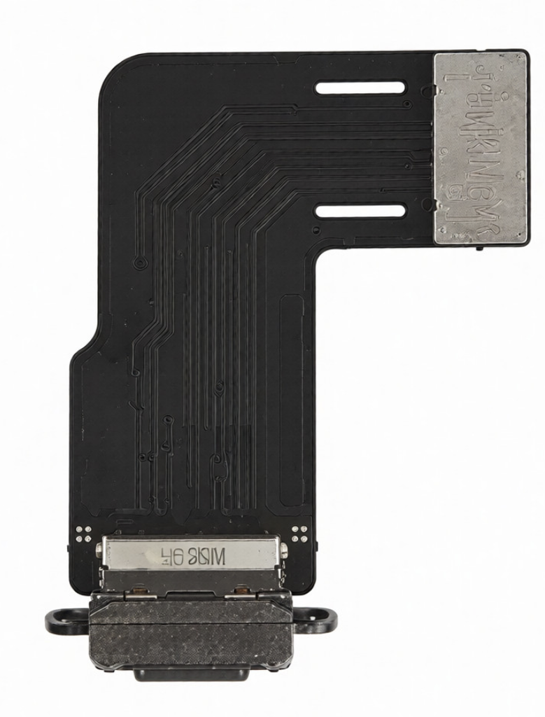 （取り寄せ品）iPad Air 11 インチ (M2) 2024｜ (M3) 2025通用充電ポートフレックスケーブル スペースグレイ ｜互換品