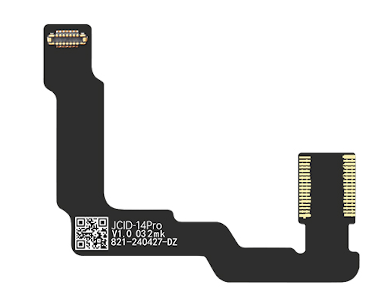 （取り寄せ品）JCID iPhone 14 Pro フロントカメラ修復フレックスケーブル（はんだ付けタイプ）