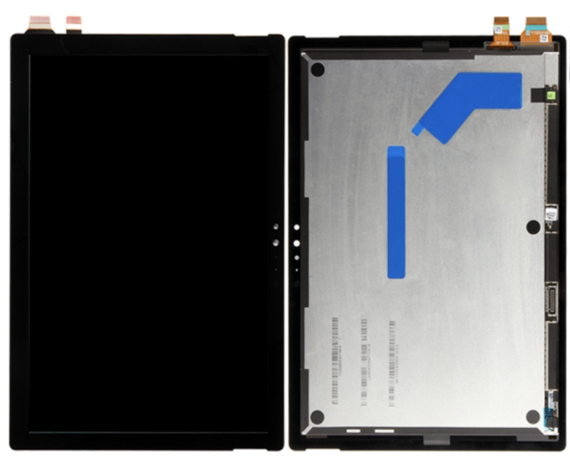 Surface Pro5｜6 （1796｜1807）｜Pro４（LG製32ピン）フロントパネル （12.3インチ） 黒｜取り外し品
