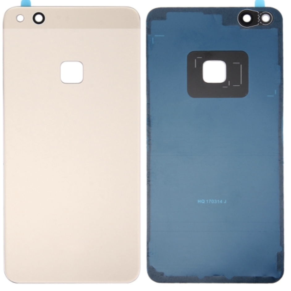 [X3432背面パネル｜バッテリーカバー｜バックカバー] HUAWEI P10 lite バックパネル 金