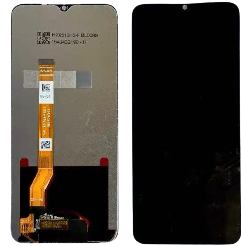（取り寄せ品）Realme C35 フロントパネル 黒