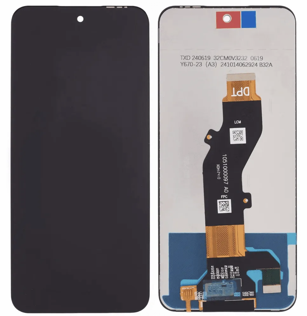 （取り寄せ品 ）Infinix SMART9 フロントパネル 黒