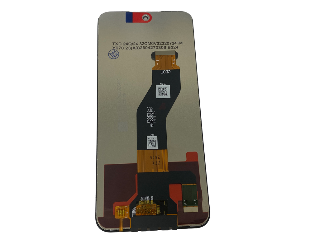 Infinix Smart 10 Plus (X6725C) フロントパネル  黒