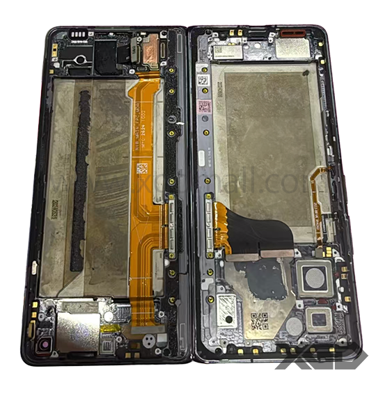 （取り寄せ品）Xiaomi MIX Fold 4 メインフロントパネル 黒 (枠付)｜取り外し品