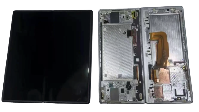（取り寄せ品）Xiaomi MIX Fold 4 メインフロントパネル 黒 (枠付)｜取り外し品