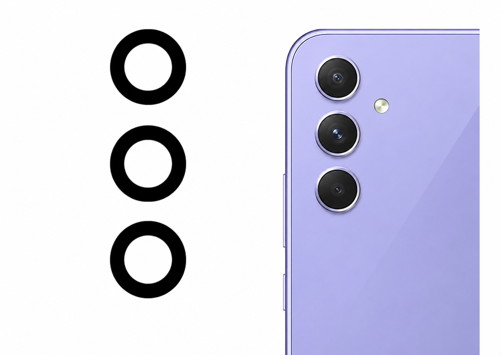 （取り寄せ品）Galaxy A54 5G カメラレンズ  3枚セット