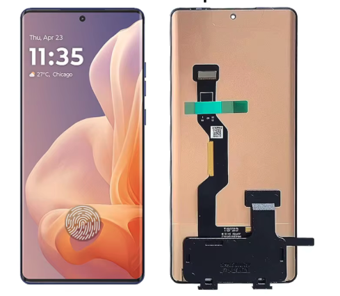 （取り寄せ品）Motorola Moto G85 5G フロントパネル 黒｜純正組立品