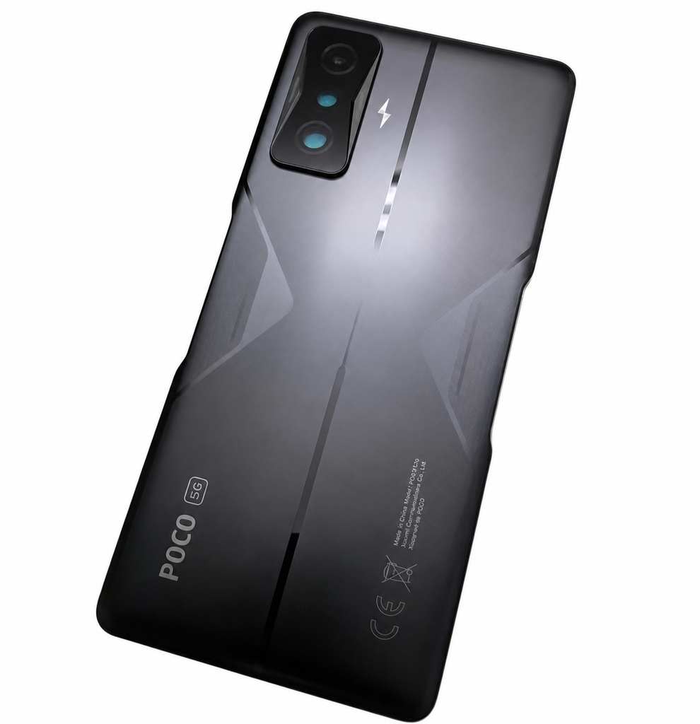 （取り寄せ品）Xiaomi Poco F4 GT バックパネル 黒｜純正組立品