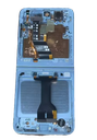 （取り寄せ品 ）Galaxy Z Flip6 フロントパネル フレーム付き ブルー ｜日本版&EU版