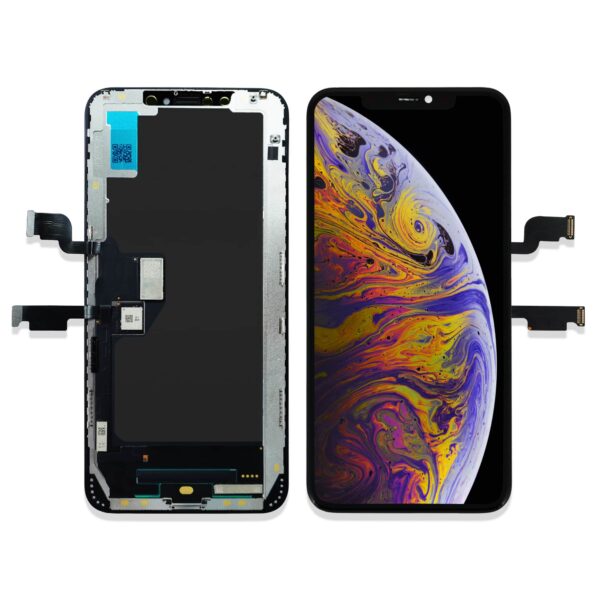 iPhone XS Max フロントパネル 黒｜互換品 LCD FHD JK製