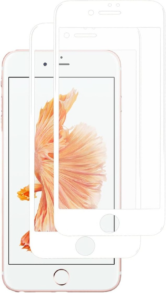 （取り寄せ品 ）iPhone 6P｜6SP ガラスフィルム ハード 白