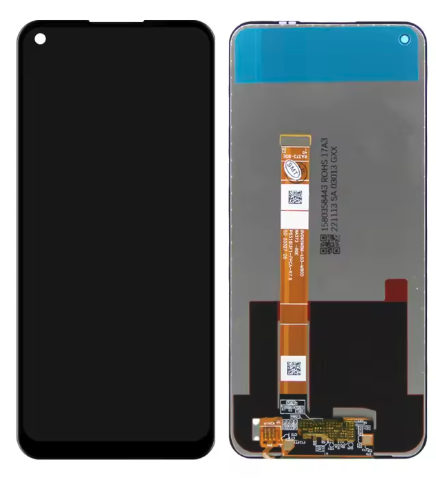 （取り寄せ品）OPPO A53 4G｜A53S 4G フロントパネル 黒 ｜互換品