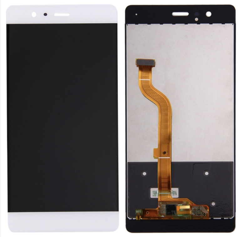 [X3398液晶｜LCD] HUAWEI P9 フロントパネル 白｜再生品