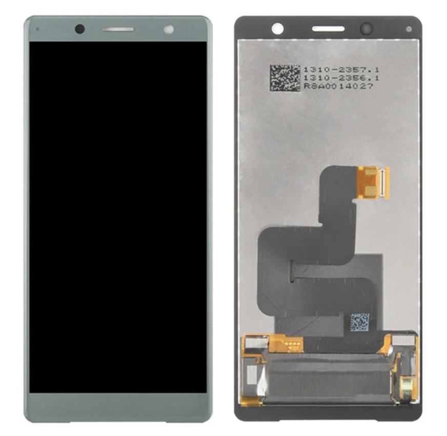 Xperia XZ2 Compact フロントパネル 緑｜再生品