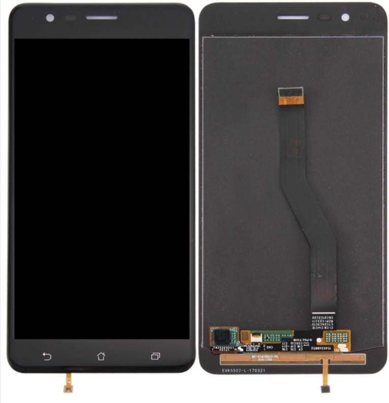 Zenfone 3 Zoom フロントパネル (ZE553KL) 黒