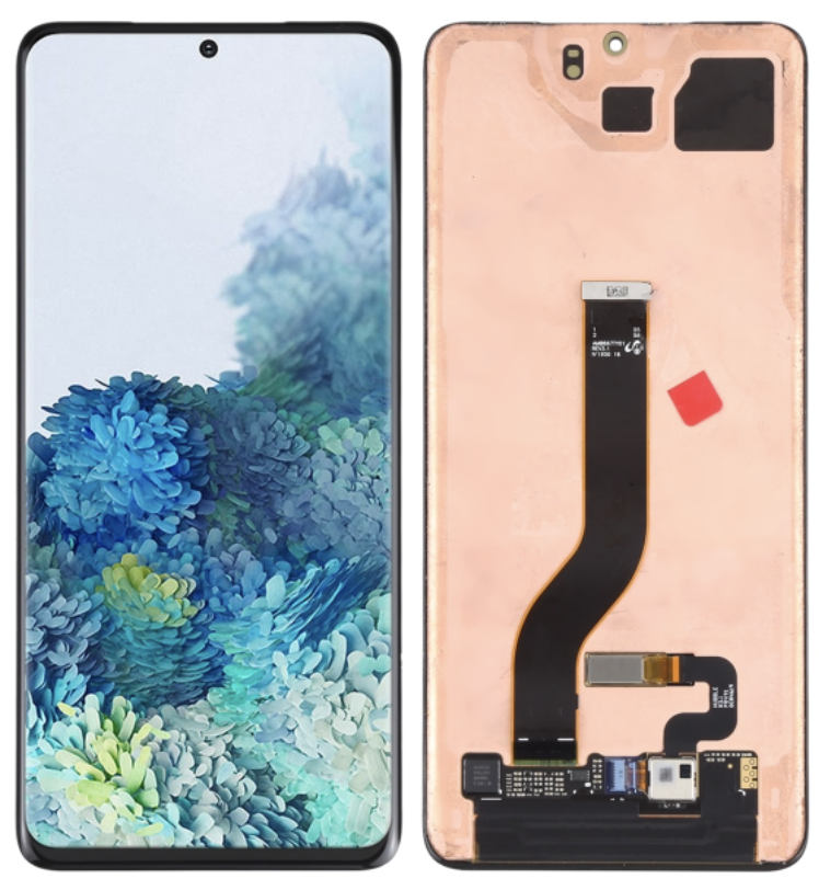 Galaxy S20 + フロントパネル 黒 ｜OLED再生品