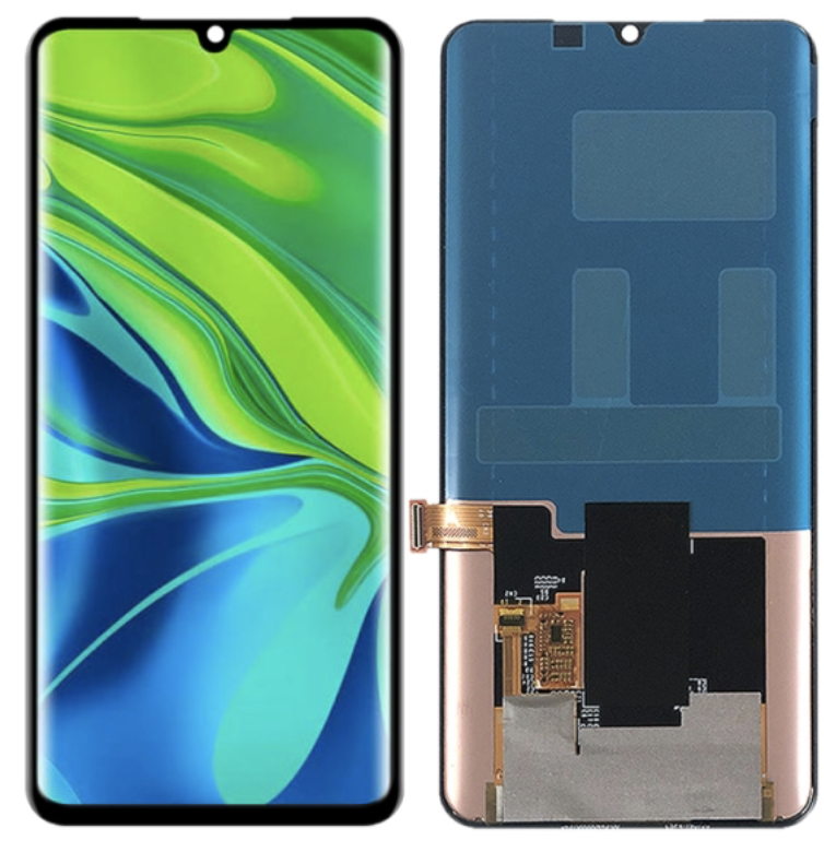 （取り寄せ品）Xiaomi Mi Note 10 Lite｜Mi Note 10｜Mi Note 10 Pro｜Mi CC9 Pro フロントパネル 黒 ｜OLED純正組立品