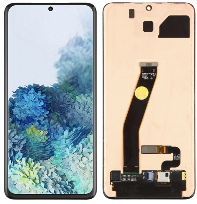 Galaxy S20 4G｜5G フロントパネル 黒 ｜OLED再生品