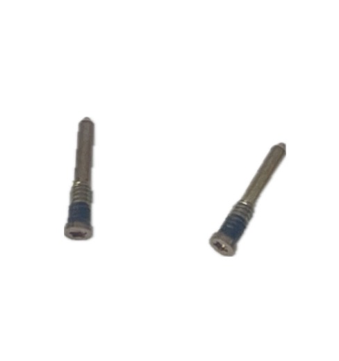 iPhone X｜11｜12ｼﾘｰｽﾞ ボトムスクリュー星形ネジ 2本セット 金