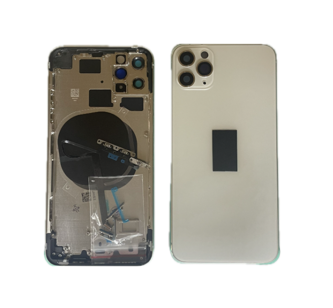 iPhone 11 Pro Max バックガラス（フレーム一体型） 互換品 白
